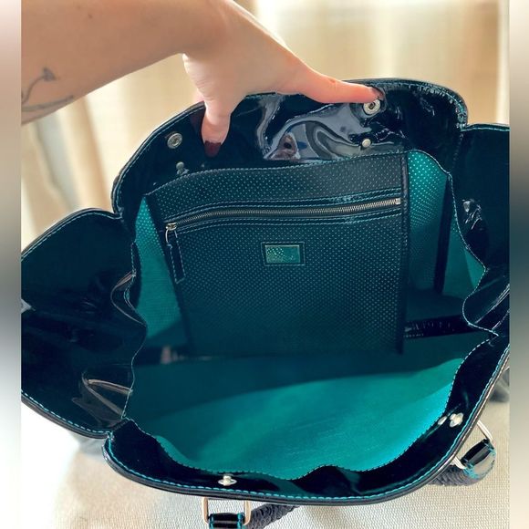 ⭐️FENDI Black Leather Tote Bag EUC - Picture 8 of 16